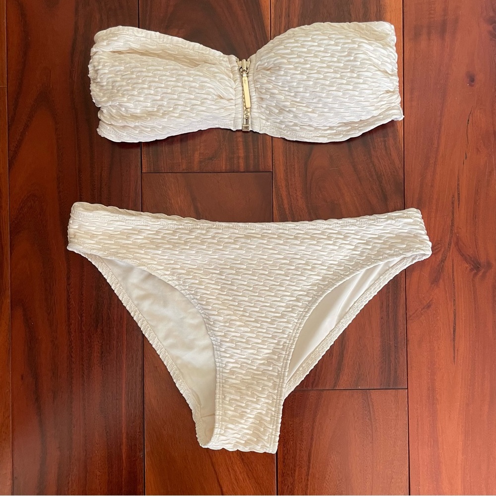 H&M white bikini